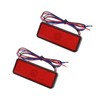 SING F LTD 2PCS Red 12V 24 LED Motorcycle Tail