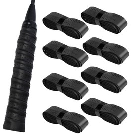 KAYEF Tennis Racket Grip Strap, 8-Piece Tennis Grip Strap, Non-Slip Grip Strap Badminton Racket, Tennis Racket, Suitable for Tennis Rackets, Badminton, Squash Rackets, Cricket Bats and More
