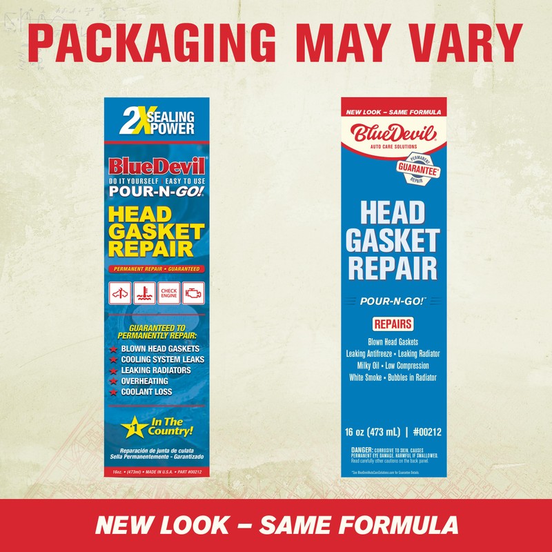 BlueDevil Products 00212 Head Gasket Repair - 16 Ounce