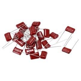 uxcell 20Pcs CBB22 630V 472J 5% Tolerance Through Hole Metallized Polypropylene Film Capacitors