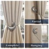 Dalababa 1 Pair Magnetic Curtain Tiebacks Drape Tie Backs Creative
