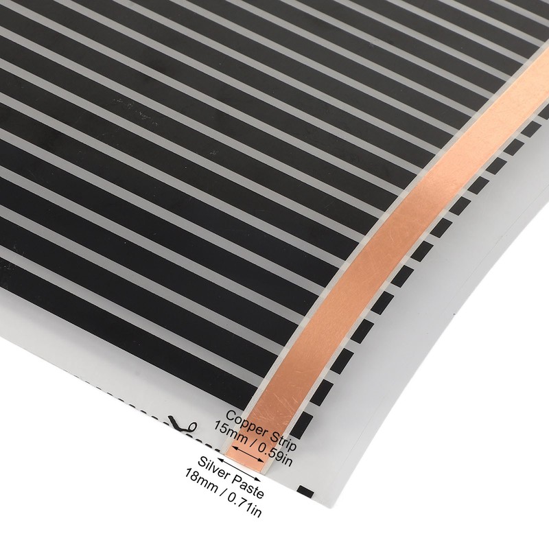 Electric Floor Heating Mat Ultra Thin Low Energy Consumption Tile