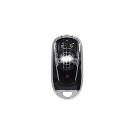 Holy Feather fit for Transparent B-uick TPU Key Fob Cover Key Shell for B-uick Enclave/Lacrosse/Verano/Encore/Regal/Envision/Cascada/GL8 Smart key - Comprehensive Protection for Your Key(Smoke Color)