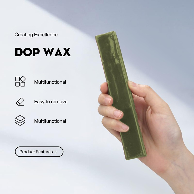 Sthovd Green DOP Wax Fit for Lapidary Cabachon Forming Cutting