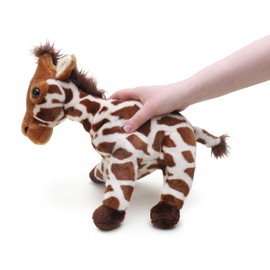 30cm (12') Premium Wildlife Soft Plush Toy With Natural Made Tags - Choose Your Favourite Animal (GIRAFFE)
