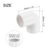 QUARKZMAN PVC Pipe Connector 90 Degree Angle Pipe Fitting 16
