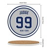 Yankee Coasters for Drinks, New York Baseball Ceramic Coasters Set