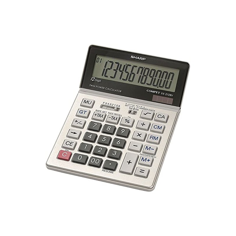 Sharp VX2128V VX2128V Commercial Desktop Calculator 12-Digit LCD
