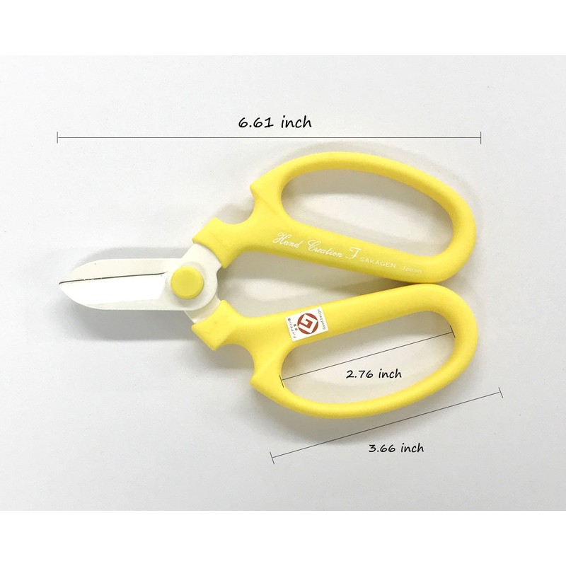 Flower Scissors Hand Creation F-170 limited color Yellow