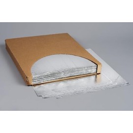 Glownary Insulated Cushion Foil Sandwich Wrap 14 x 16 Inch 1000 Sheets (Silver, 1000)