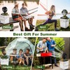 Veubew Misting Fan Portable with 25L Bucket, 30000mAh Rechargeable Battery