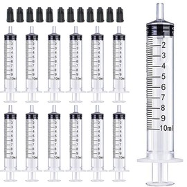 Gufastoe 10ml Syringe-s with Caps (20pcs) for Pets or Industrial & Scientific