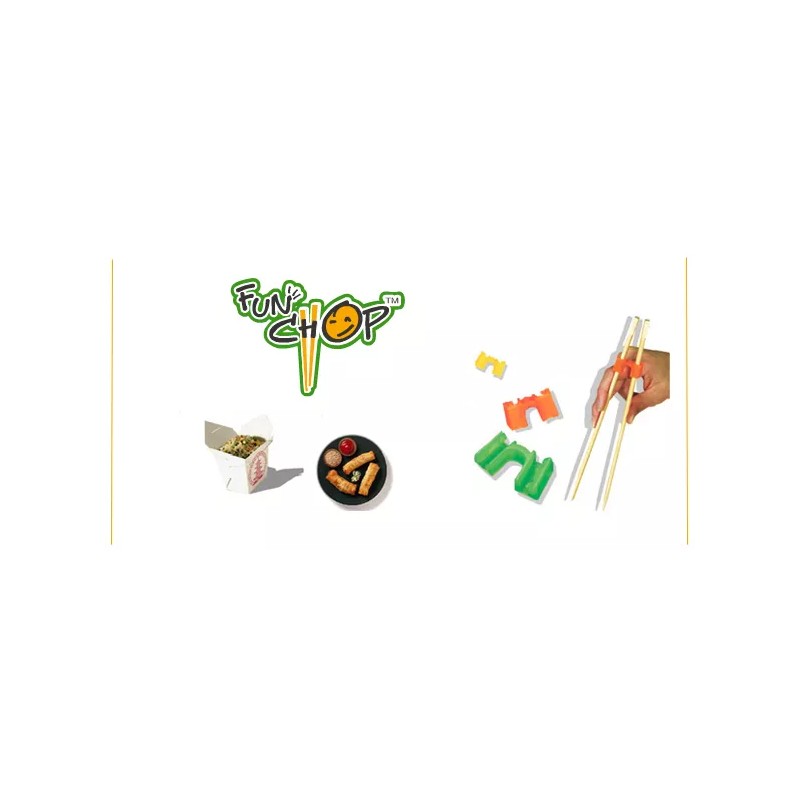 100 PCS. Kids FUN CHOP Training Helper Chopsticks Assorted Individual