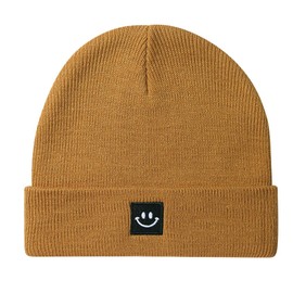 Paladoo Newborn Baby Hats 0-6 Months Camel 2Pack