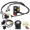 M MATI Handlebar Key Starter Relay Switch Kit for Honda