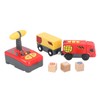 Remote Control Electric Train with Sound and Light Magnetic Connection