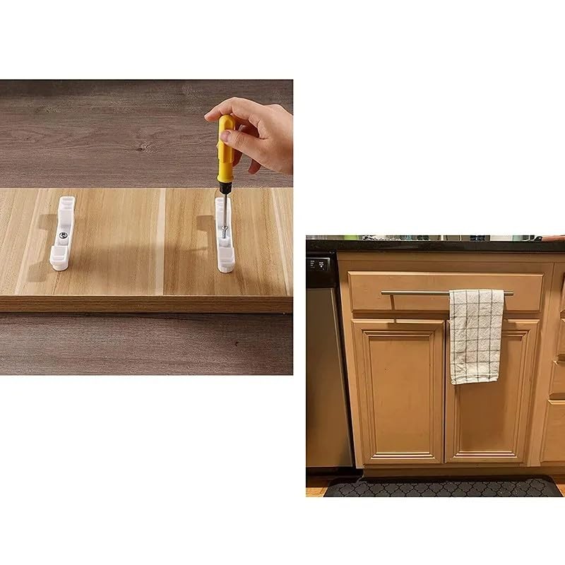 False Front Cabinet Clips (4 ½ inch, Set of 10