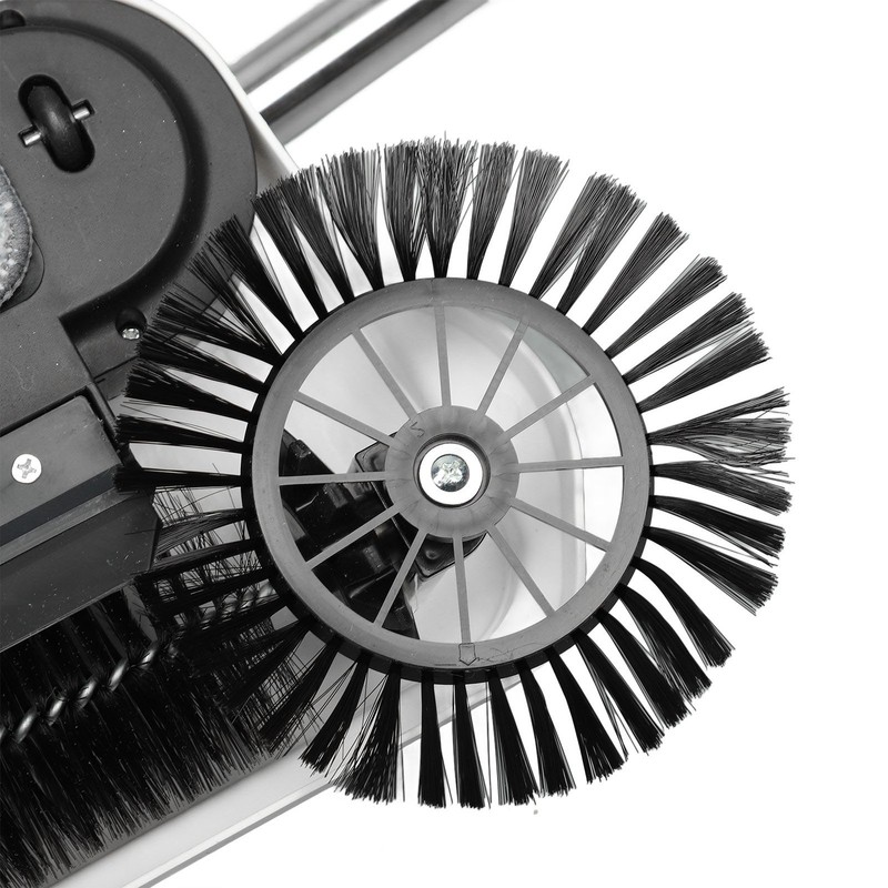 Hand Push Sweeper Professional Efficient 360 Degree 2 in 1