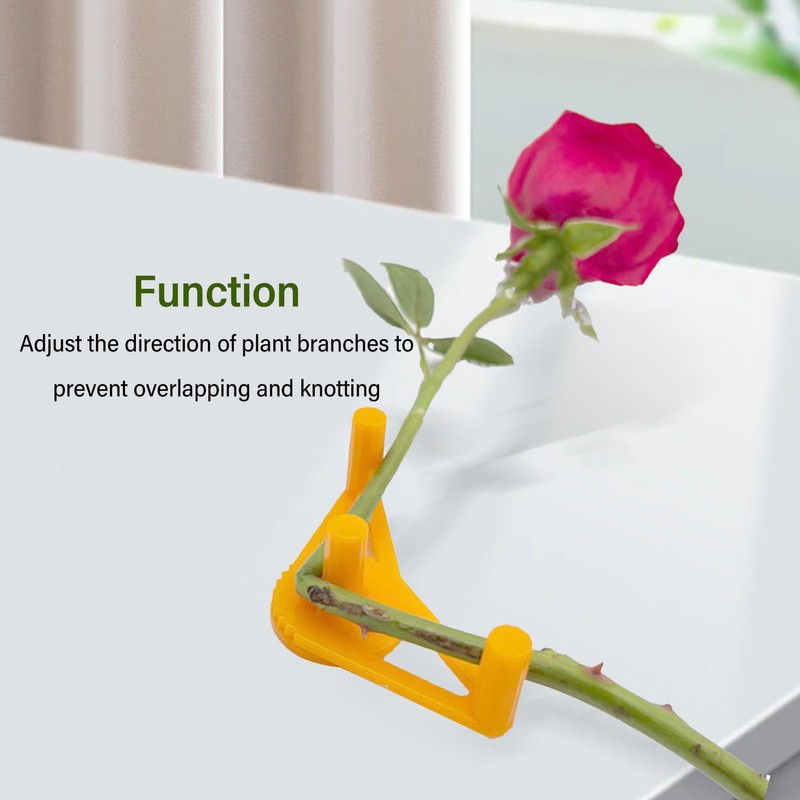 50pcs Low Stress Training Clips 360 Degree Adjustable Reusable Plastic