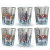Tequilero/Caballito Cuadrado MEXICANO CON ALEBRIJES - JUEGO DE 6 PIEZAS