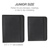 Samsill Professional Padfolio, Faux Leather Junior Portfolio with Zipper, 10.1