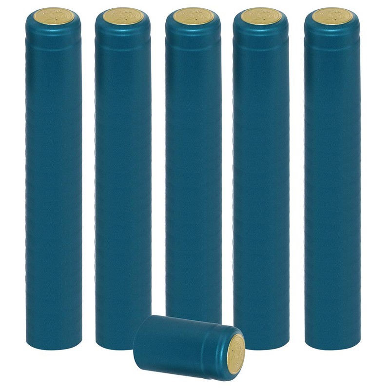 PVC Heat Shrink Capsules For Wine Bottles - Metallic Light