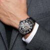 FORSINING Retro Steampunk Skeleton Automatic Diamond Royal Carving Men's Watches