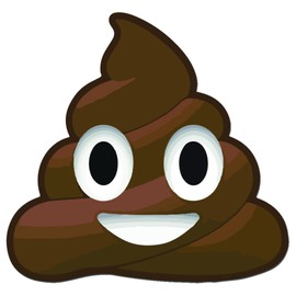 Imagine This Company Emoji Poop Shaped Pet Magnet; Removable Magnets for Cars, Fridges, Lockers & More, Stylish Pet Inspired Car Accessories, 5.5 x 5.5 inches, 1 Item, Brown, Poop EmojiPoop Emoji