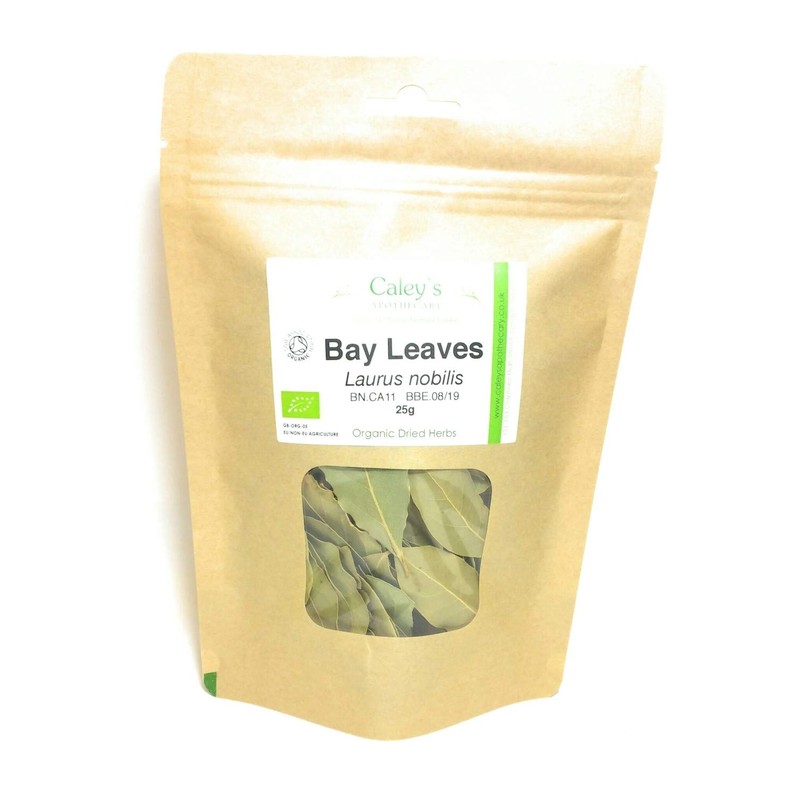 Organic Bay Leaf (Laurus nobilis) Dried Herb (25g)