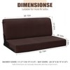 2-Piece RV Couch Covers for Jackknife Sofa Bed, Super Stretch