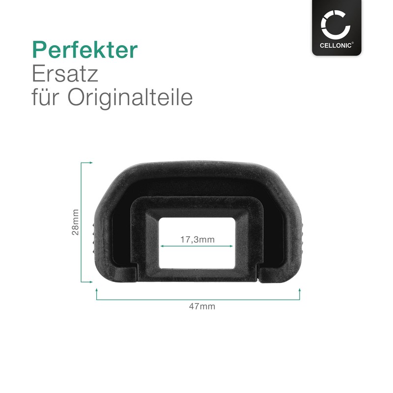 CELLONIC® EB Viewfinder Eyecup: Replacement for Canon EOS 40D EOS