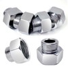 4 PCS Water Line Adapter, Pipe Fittings in 1/2" Female