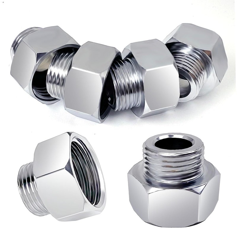 4 PCS Water Line Adapter, Pipe Fittings in 1/2" Female