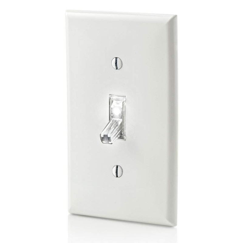 Leviton L1463-2C 15 Amp, 120 Volt, Toggle LED Illuminated 3-Way