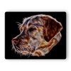 Fractal Artworks Yellow Labrador Metal Wall Plaque with Dog Fractal