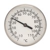 Probe Oven Thermometer Large Dial Design Stainless Steel Probe Food