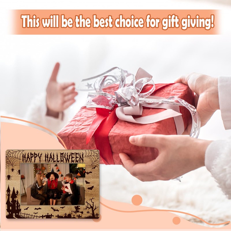 CBFEBCBST Happy Halloween Picture Frame Halloween Horror Photo Frame 4x6