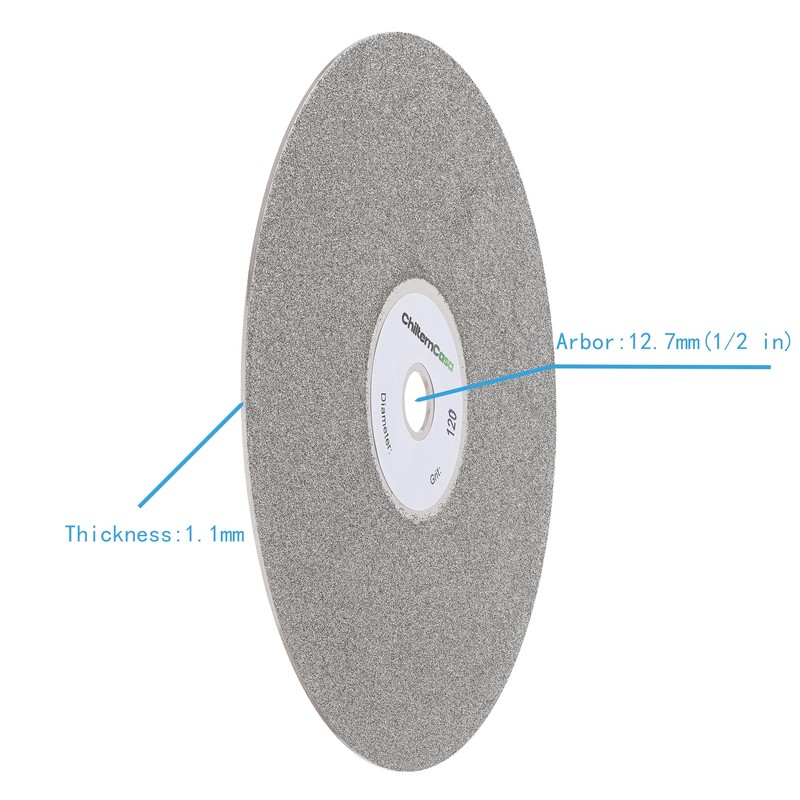 ChilternCasa 6 Inch Diamond Grinding Disc, Coated Flat Lap Disk