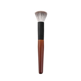 Y-KINZ Luxury Silver Fox Makeup Brush, Makeup Brush, Makeup Brush, Natural Bristle, Fluffy, Super Soft, Easy to Draw, Wooden Handle, Powder Brush, Face Brush, Blush Brush, Suitable for