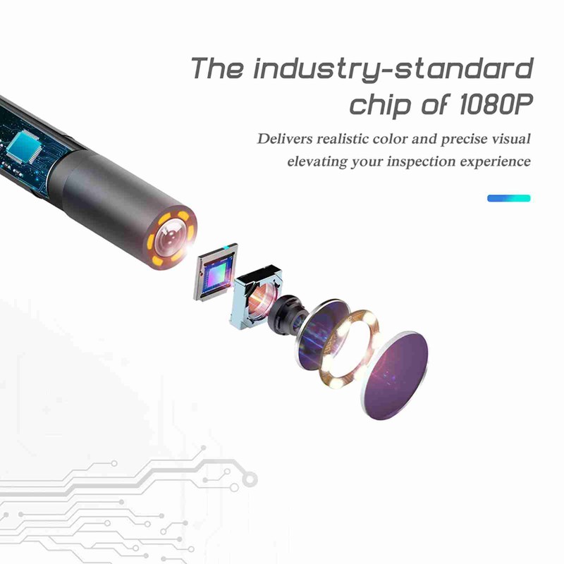 P40 Portable Handheld Industrial Endoscope Borescope Inspection Camera IP67 Waterproof