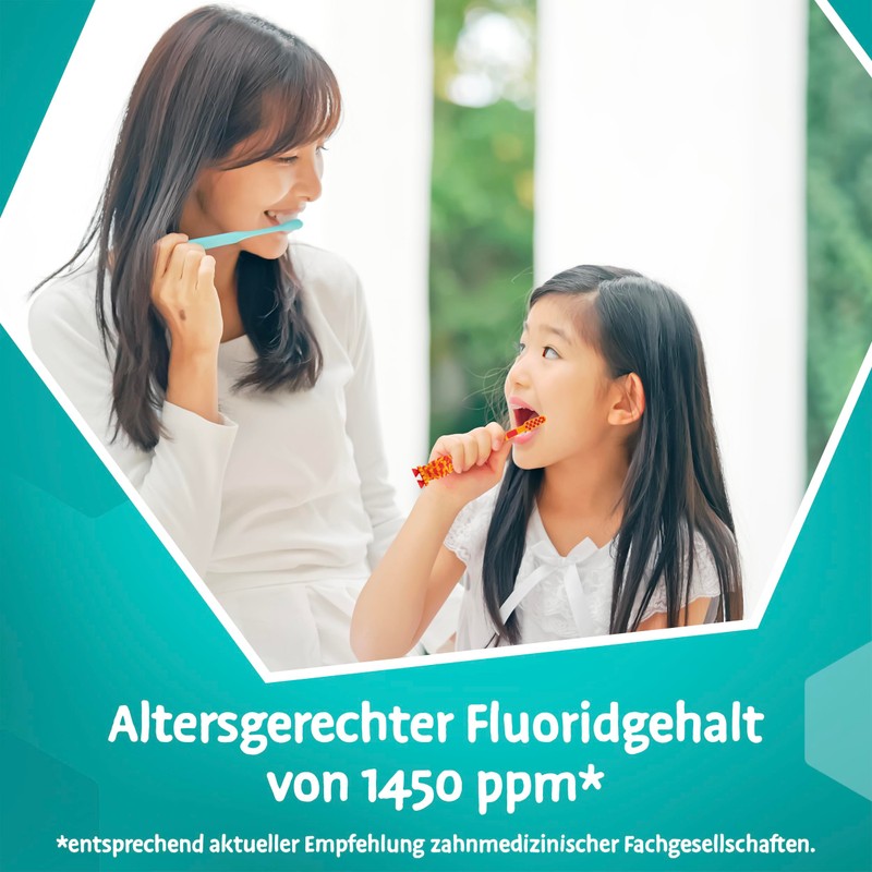 Odol-med3 Juniorzahn Zahnpasta, Zahncreme für Kinder ab 6 Jahren zum