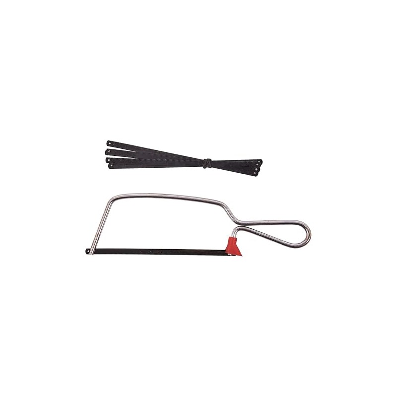 Dekton Junior Hacksaw With Blade & 6 Extra Blades-Lightweight aluminium