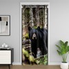 Feelyou Bear Door Curtain for Doorway Privacy Wild Animal 30%-50%