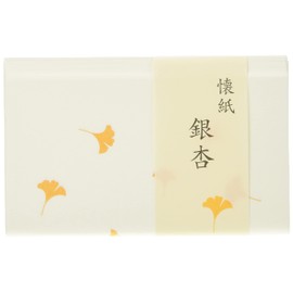 Heart Paper 本舗 Paper White Women's Size: 14.5x17.5 cm (1 Piece) Ginko