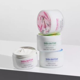 Nature Republic 네이처리퍼블릭 승무원 수분크림 수부지 보습 쉐어버터 스팀크림 100ml [01 울트라(극건성용)] Nature Republic Crew Moisture Cream for Dry Combination Skin, Shea Butter Steam Cream 100ml [01 Ultra (for Extremely Dry Skin)]