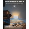 LAVAED Motion Sensor Night Light Indoor,RGB Charging Cordless Stair Lights,LED