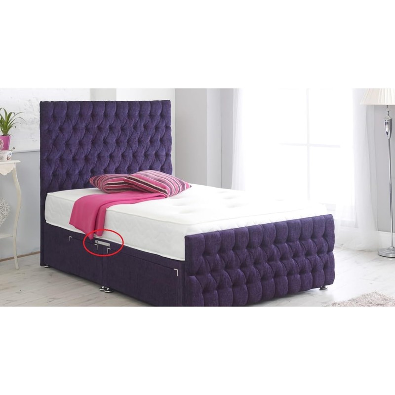 Just Accessories Divan Bed Base Link Bars with Adjustable Fittings,