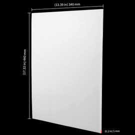 KEILEOHO 30 Pack 17 x 13 Inches Blank Yard Signs, 3/16 Inch Thick Corrugated Plastic Sheet, Poster Board Signs Waterproof Lawn Sign Sheets, for Rent, Garage Sales, Birthday Decor, White