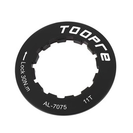 HOUSON Mountain Bike Road Bike Cassette Sprocket Lock Ring - 11T CNC Aluminum Crown with Anti-Slip Teeth & Lightweight Construction (6.5g)