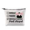 PYOUL Paul M Inspired Gift Mentally Dating Paul M Makeup Bag Paul M Fans Cosmetic Bag Actor Fan Gift (Dating Paul M B)
